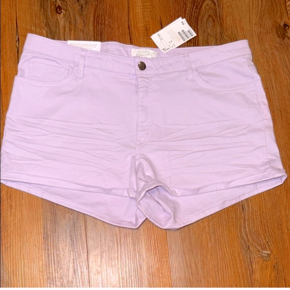H&M Women's Shorts (Color: Lilac)(Size: 12) NWT